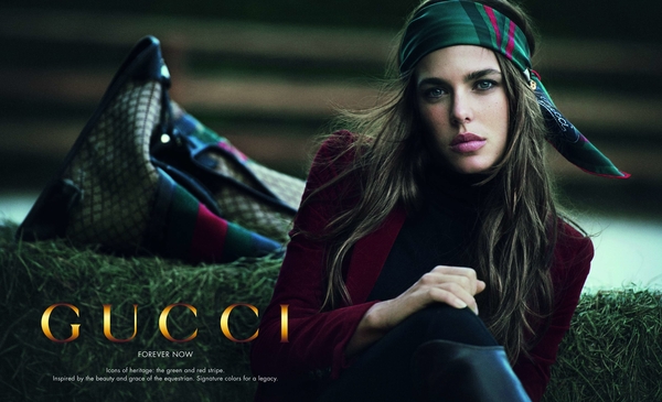 Принцесса Монако в рекламной кампании Gucci