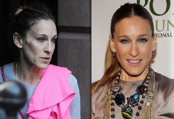 Сару Джессику Паркер подловили без макияжа