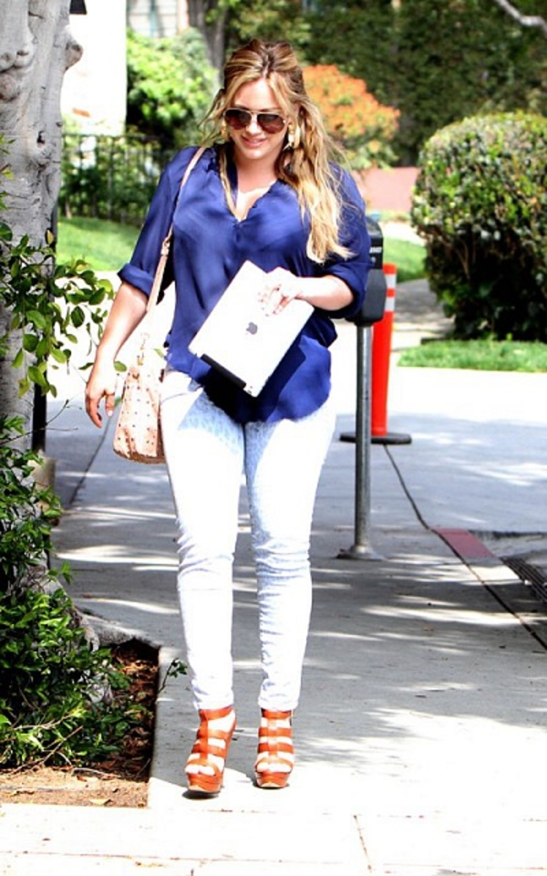 Первые фото Хилари Дафф после родов