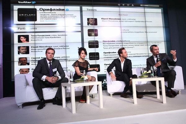 Орифлэйм объявил о начале сотрудничества с Тиной Канделаки