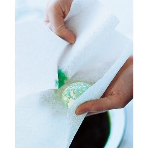 Красим пасхальные яйца: Как добиться мраморного эффекта