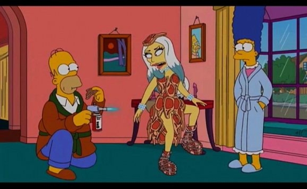 Lady Gaga сменит 18 нарядов в Симпсонах