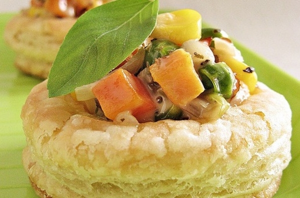 Как приготовить волованы с овощами (ВИДЕО)