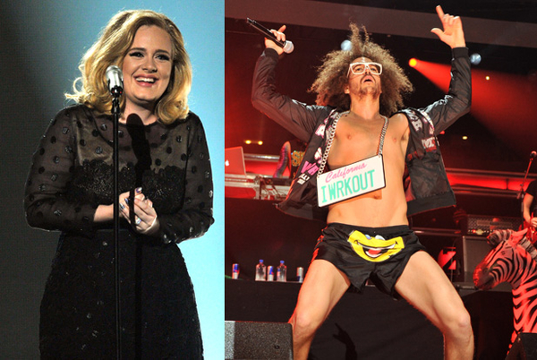 Адель и LMFAO сорвали куш на Billboard Music Awards