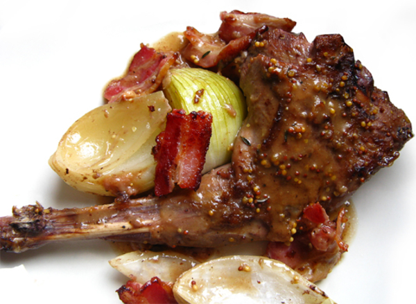 Кролик, тушеный в пиве