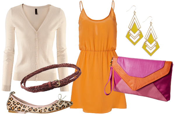 Три модных образа с ярким летним платьем