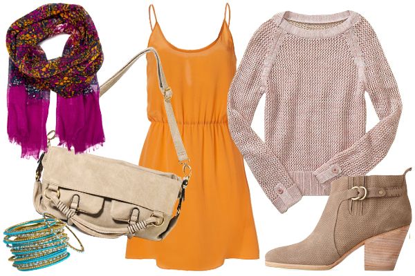 Три модных образа с ярким летним платьем