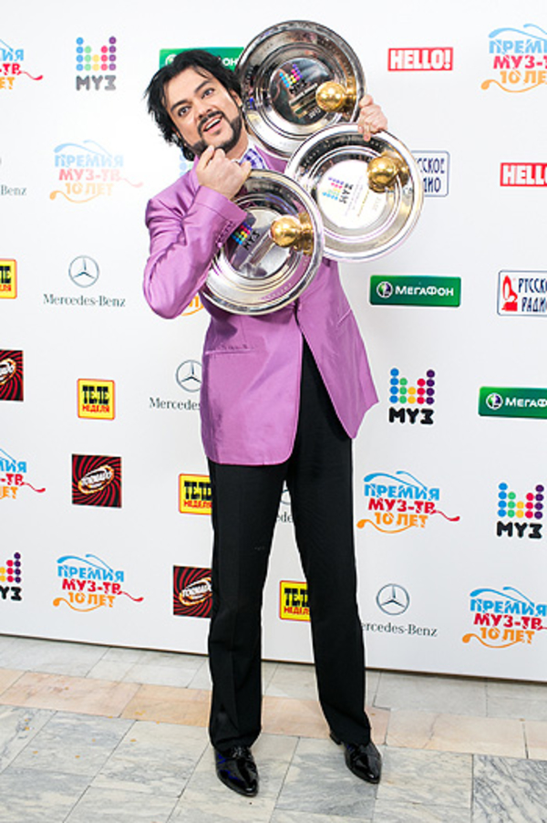 Филипп Киркоров - триумфатор премии МУЗ-ТВ 2012