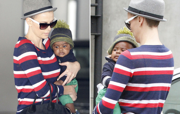 Шарлиз Терон отрезала шикарные волосы