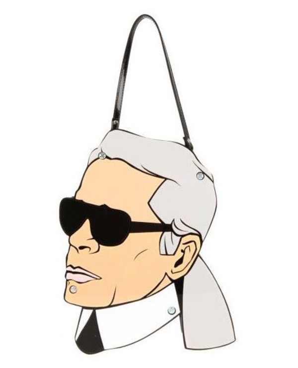 Из голов Карла Лагерфельда и Анны Винтур сделали сумки