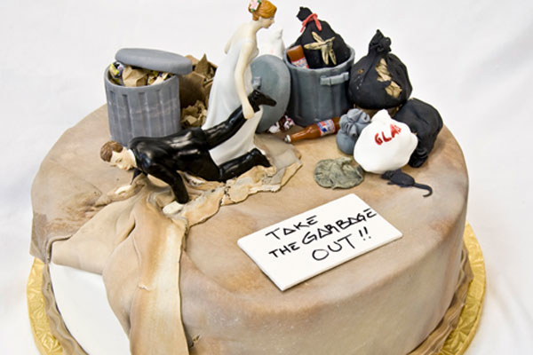 Торты для празднования развода