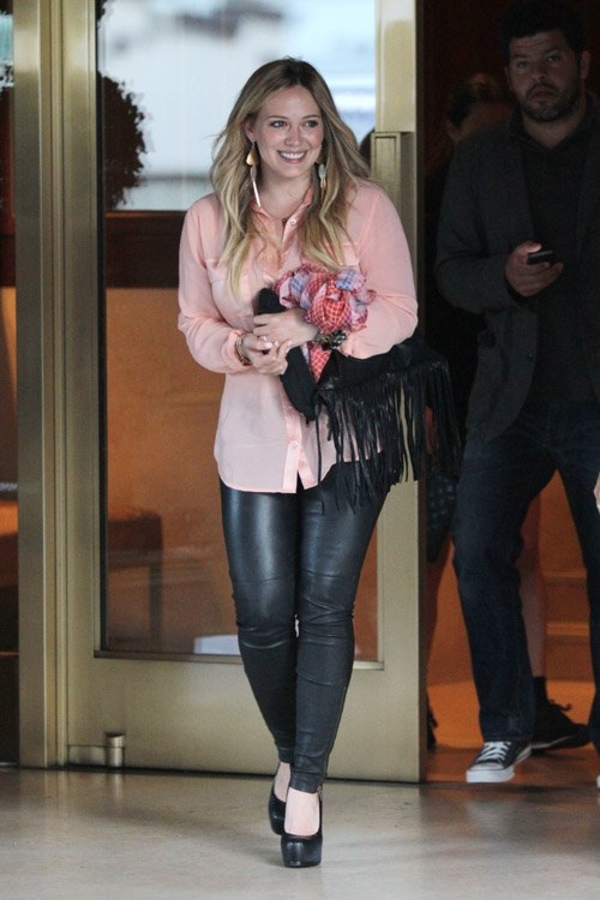 Хилари Дафф наконец-то похудела после родов