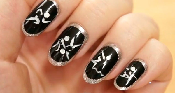 Маникюр в стиле Олимпиады 2012