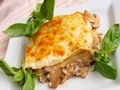 Грибная лазанья