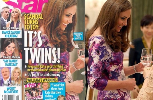 Кейт Миддлтон беременна двойней
