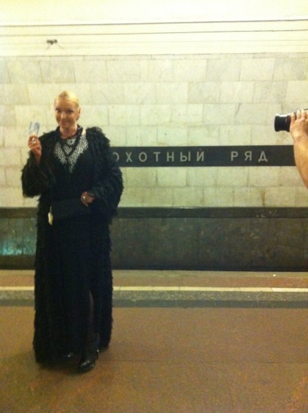 Анастасия Волочкова настрадалась в московском метро