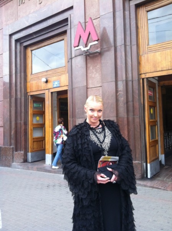 Анастасия Волочкова настрадалась в московском метро