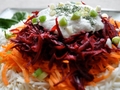 Витаминный салат из свеклы и моркови
