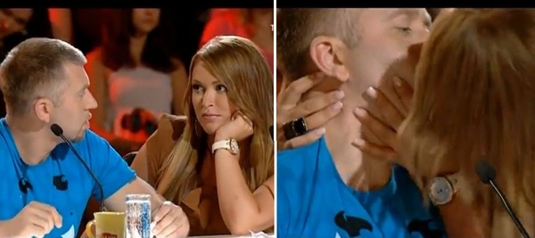 Благодаря участнице, судьи Х-фактора Дубцова и Серега поцеловались