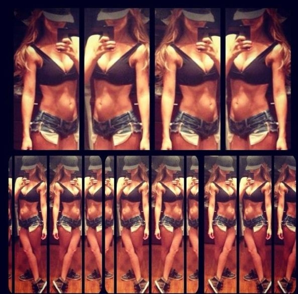 Анна Седокова похвасталась своей фигурой