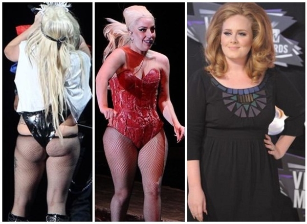Толстая Lady Gaga призналась, что завидует Адель