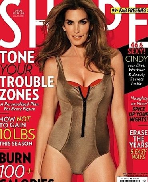 Синди Кроуфорд похвасталась подтянутыми формами