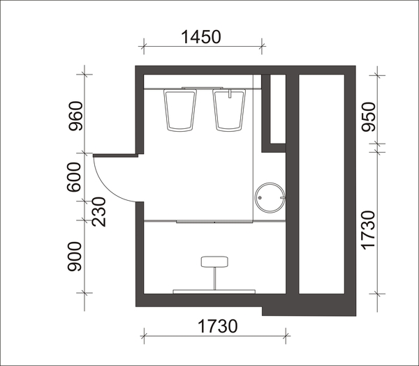 Санузел в 4 кв. м: 5 проектов с описанием, илюстрациями, схемами