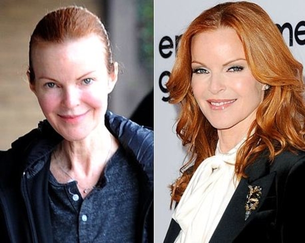 50-летняя Марсия Кросс вышла в свет без макияжа