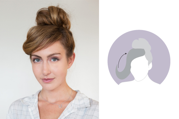 Оригинальная прическа для новогодней вечеринки: Мастер-класс