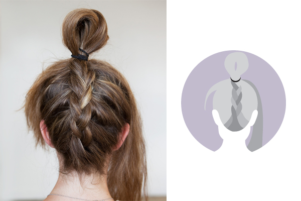 Оригинальная прическа для новогодней вечеринки: Мастер-класс