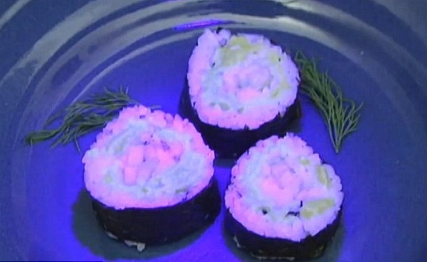 Люминесцентные суши: Новый американский деликатес