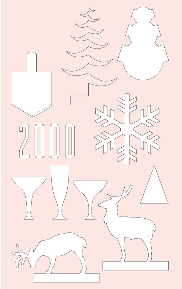 Новогодняя открытка hand made: Легкие мастер-классы