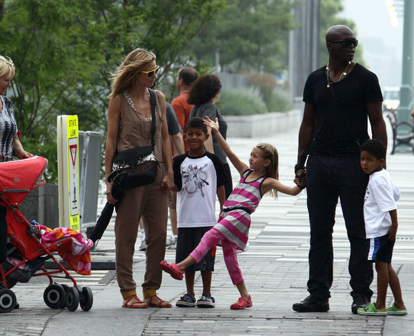 Хайди Клум и Сил воссоединились ради детей