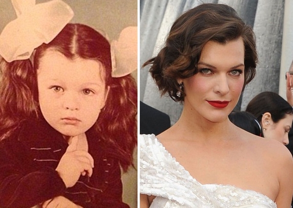 Мила Йовович показала детское фото тех времен, когда она жила в СССР