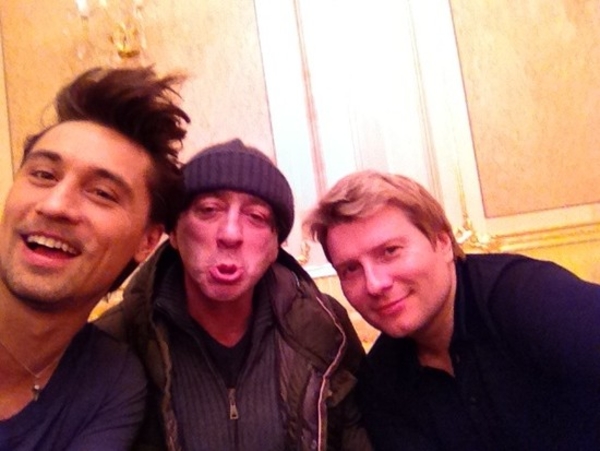 Билан показал фото, на котором Лепс кривляется в компании Баскова