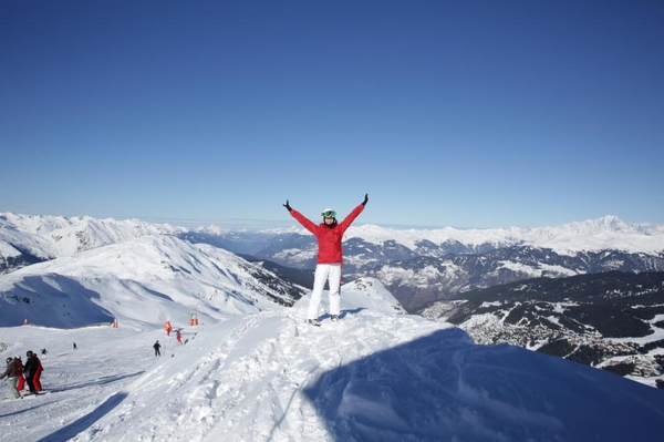 Инна Цимбалюк покоряет горные склоны