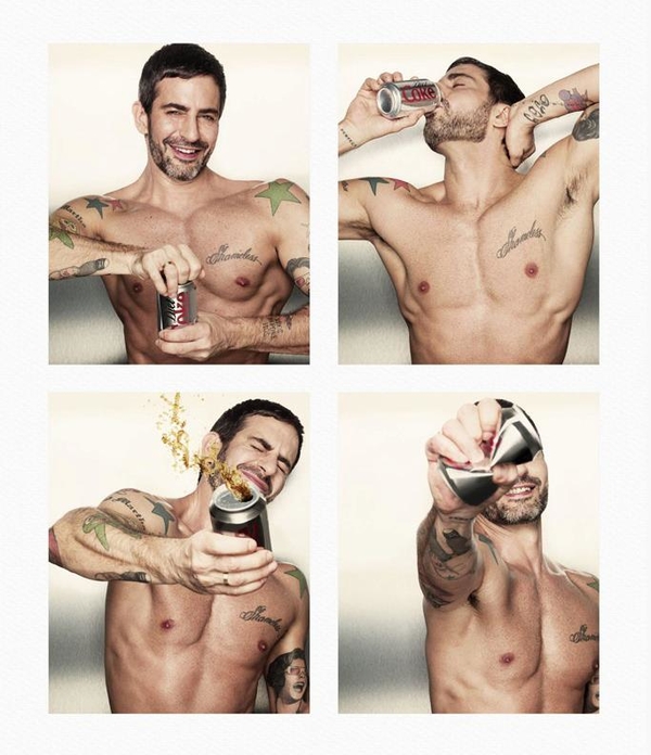 Марк Джейкобс разделся для рекламы диетической колы