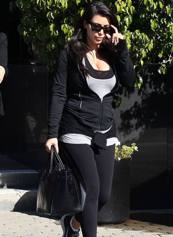 Беременная Ким Кардашян испытывает сильные боли