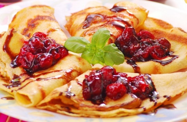 Масленица 2015: Как приготовить блины с фруктами