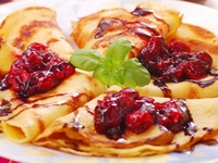 Масленица 2015: Как приготовить блины с фруктами