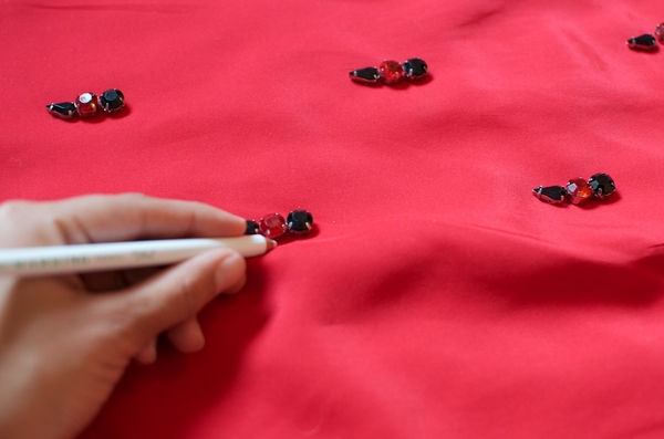 Мастер-класс: Юбка со стразами