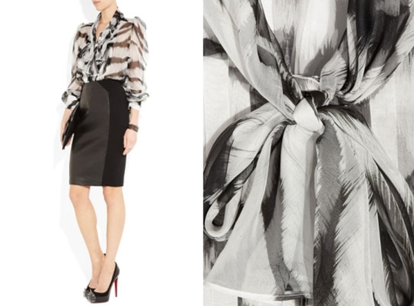 Монохромная мода: ТОП-5 черно-белых образов