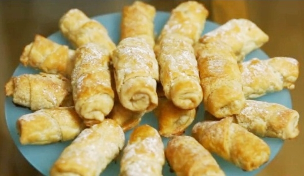 Как приготовить рогалики с яблоками (ВИДЕО)