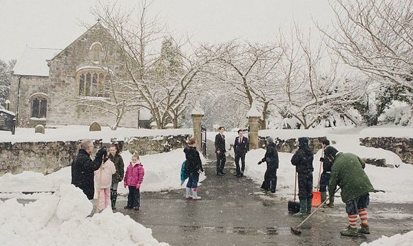 Романтика снежной свадьбы (ФОТО)