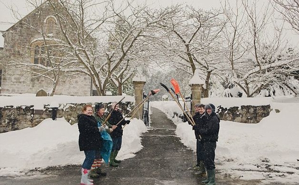 Романтика снежной свадьбы (ФОТО)