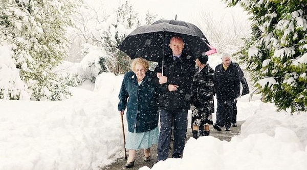Романтика снежной свадьбы (ФОТО)