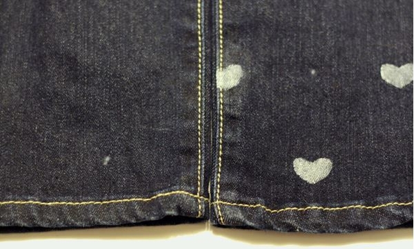 Джинсы в сердечко: Мастер-класс