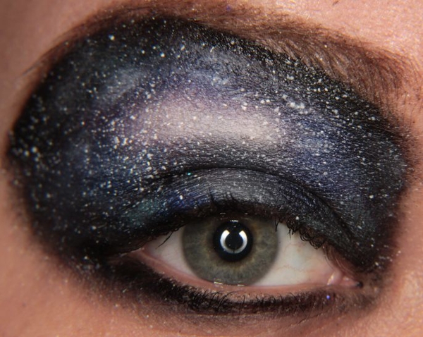 Как сделать галактический макияж