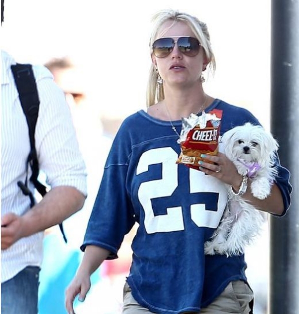 Бритни Спирс вышла в свет с беспорядком на голове