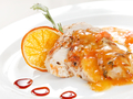 Запеченные куриные грудки с апельсиновым соусом